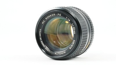 【美品】MINOLTA MC ROKKOR-PG 50mm f1.4 MINOLTA MC Rokkor-PG 50mm F/1.4 Prime Lens From JAPAN #364 | eBay