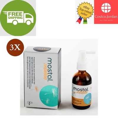 3 X Mostal Solution Hair Spray, Highly Effective Solution (50 ml) FREE SHIPPING 