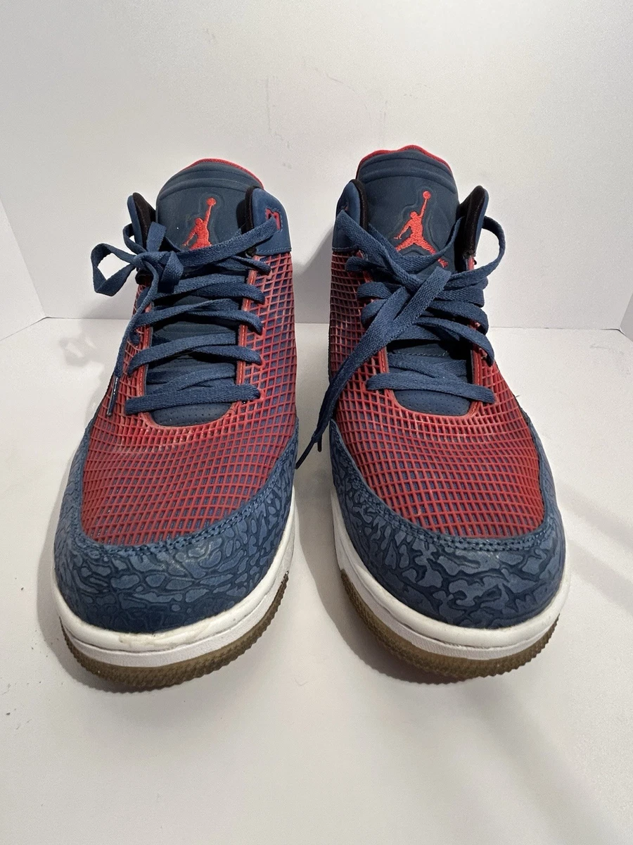 Nike Air Jordan Flight Club 80 Mens Basketball Shoes 599583-401 Blue Red 13 Nike Air Jordan Flight Club 80 Mens Basketball Shoes 599583  main image 4