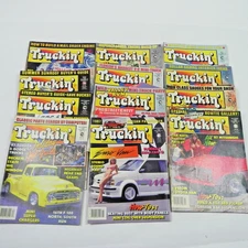 1986 LOT OF 12 FULL YEAR TRUCKIN MAGAZINE MINI TRUCKS CUSTOM LOWRIDER LIFTED