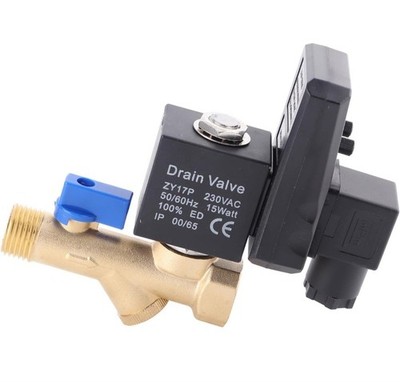 Automatisches Ablassventil G1/2 DN15 Automatic Electronic Timed Drain Valve Air Compr