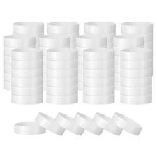 500 Pack Paper Wristbands for Events, Neon Party Concert Wrist Bands White