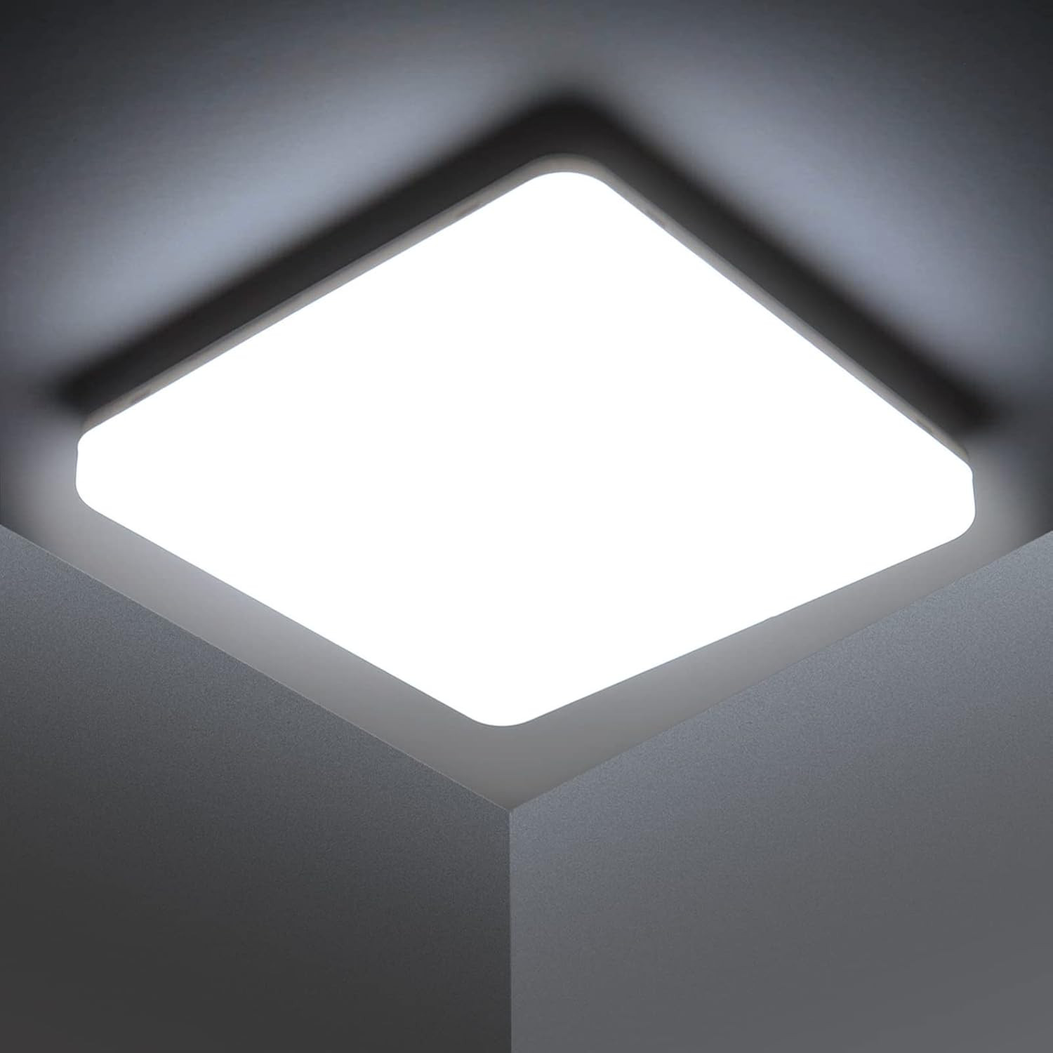 Plafoniera LED 48W Design Quadrato 6500K | Illuminazione Ufficio Moderna