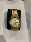 New ListingVintage SEIKO Quartz SQ Day Date 8123-7049 Gold Men’s Watch New Battery