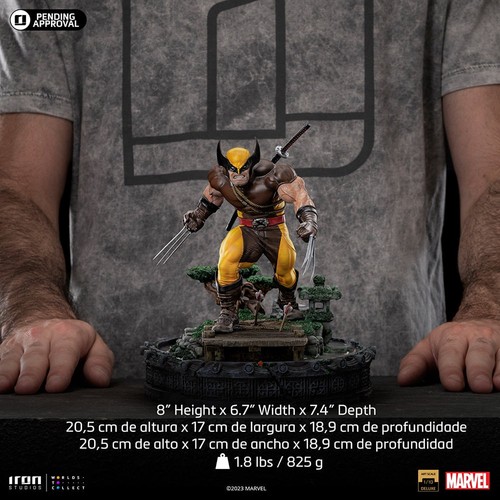 1/10 Scale Marvel X-Men Wolverine Unleashed Statue Iron Studios 912718 - Picture 12 of 12