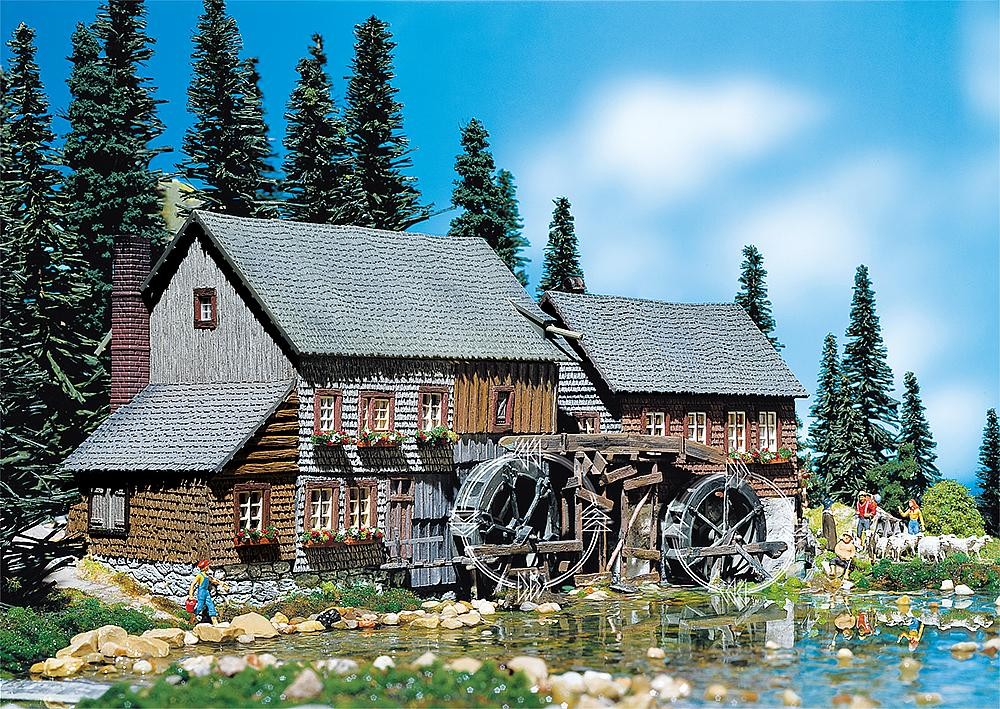 Faller 130388 - 1/87 / H0 Witch Hole Mill - New