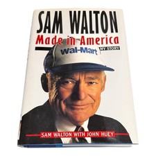 Sam Walton Made In America My Story Hardcover Business Biography Walmart Book