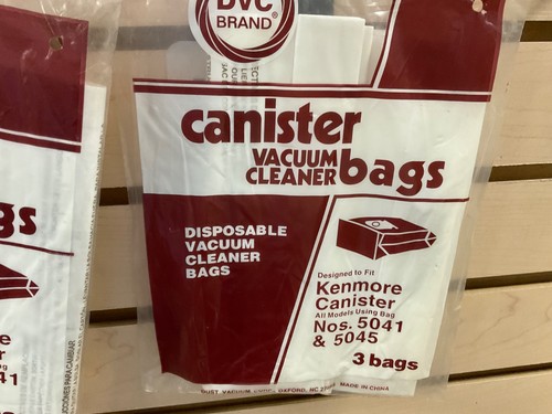 6 Kenmore Type H bags 5041 & 5045 filt the many canister models listed below - Picture 2 of 2