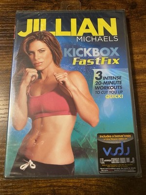 Jillian Michaels: Kickbox FastFix (DVD 2012) Exercise Fitness Workout NEW SEALED