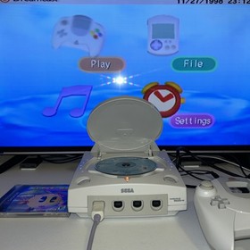 Sega Dreamcast HKT-3020 Video Game Console Console Only. Tested and Working