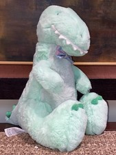 FAO Schwarz Green Dinosaur Plush 13" New Without Tags