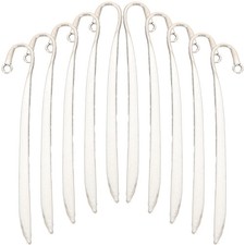10 Pcs Alloy Jewelry Accessories Bulk Charms for Making Bookmark