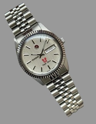 Rado Purple Horse Men s Auto Date Watch Silver Dial Stainless Steel