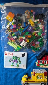 LEGO LOT- Olivia's Exploration Car, pizza truck, camping, partial instructions