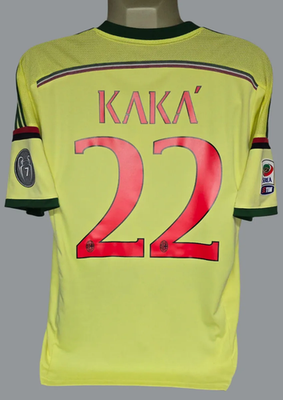 ADIDAS AC MILAN 3RD SERIE A 2015 KAKA L ORIGINAL SOCCER FOOTBALL
