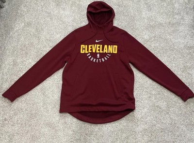 Cleveland Cavaliers NBA Nike Dri-Fit Pullover Hoodie Sweatshirt Men s Large