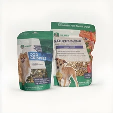 16oz Dr Marty Natures Blend Small Breed Freeze Dried Dog Food & 4oz Cod Crispies