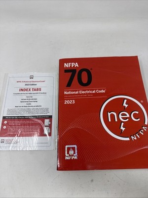 Nec Code Index NFPA NEC 70 National Electrical Code 2023 Edition W/ New Index Tabs ...