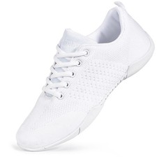 CADIDL Cheer Shoes Women White Cheerleading Dance Shoes 7 White women Size