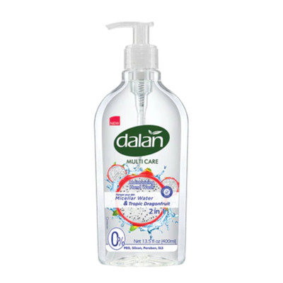 Dalan 2-in-1 Hand Wash Micellar Water & Tropic Dragonfruit, 13.5oz.