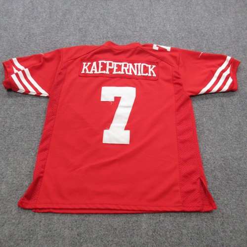 San Francisco 49ers Jersey Mens Large NFL Football Kaepernick 7 Nike Stitched - Picture 10 of 12