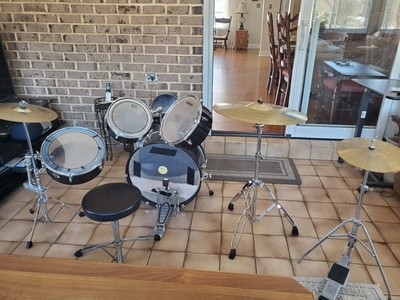 Pearl Drum Set used professional complete drum,cymbals and Hi Hat 