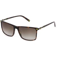 Fila Men's Rectangular 57mm Gradient Sunglasses Havana SFI447-570C10