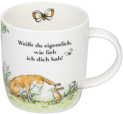 KÖNITZ Becher - Weisst du eigentlich wie lieb ich die habe - 400 ml aus Porze...