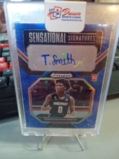 2023 Prizm Draft Picks Terquavion Smith Auto Blue /125