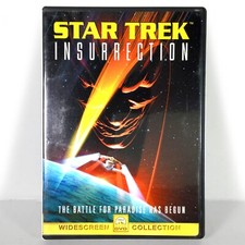 Star Trek: Insurrection DVD, 1998, Widescreen Patrick Stewart Marina Sirtis