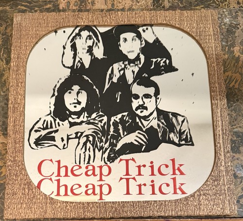 CHEAP TRICK VINTAGE CARNIVAL MIRROR