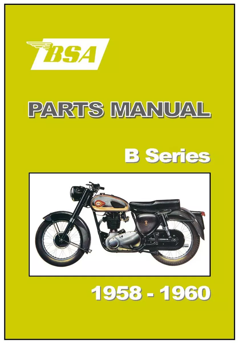 Bsa motorcycle spares online