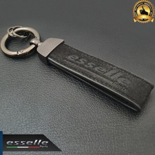 PORTACHIAVI EFFETTO CAMOSCIO NERO IN METALLO PER VOLVO V40 PORTA CHIAVI