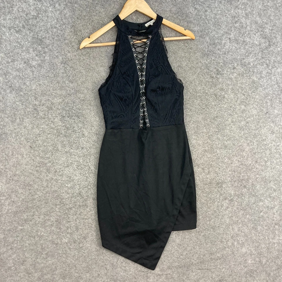 Charlotte Russe Womens Dress Size M Medium Black Sleeveless Pencil 15007 - Image 3 of 4