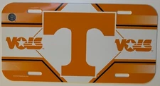 1997 TENNESSEE VOLUNTEERS VOLS VINTAGE CAR TAG OFFICIALLY LICENSED GOOD SHAPE