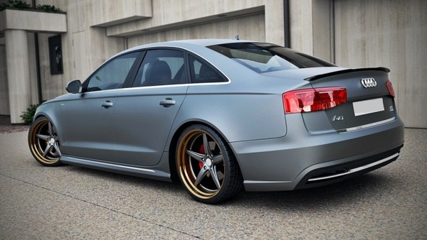 CUP Dachspoiler Heckspoiler Schwarz FüR Audi A6 4G Spoiler Dach Aufsatz S6 RS6-image