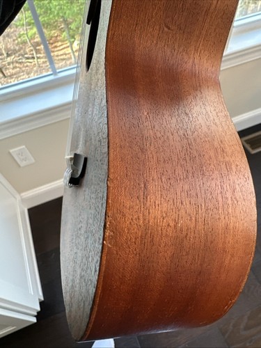 Luna Mahogany Tribal Tenor Ukulele, Only 3 Strings - Picture 9 of 15