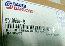 SAUER-SUNDSTRAND SAUER-DANFOSS SERIES 20 SAFETY RELIEF VALVE 9510650-B