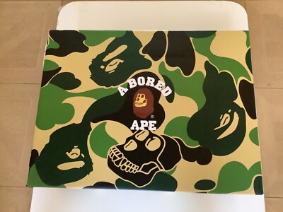 Authentic a bathing ape bape x BAYC furry slides sandals small new