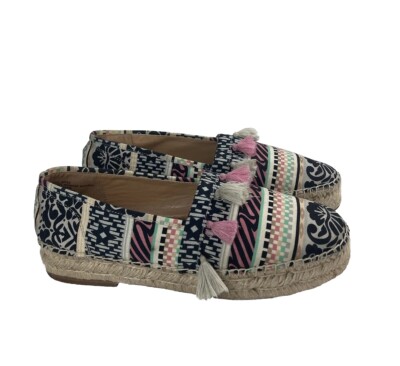 Crown Vintage Kalani Espadrilles Shoes Bohemian Women's Size 8.5M Multicolor