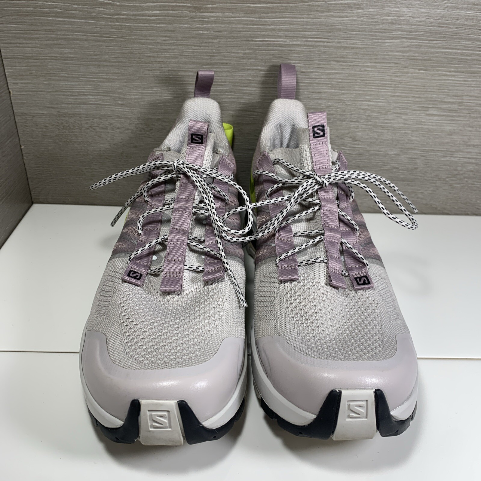 Scarpa da trail running Salomon XA Cover (unisex) taglia W 9 M 8 grigio giallo usata in ottime condizioni