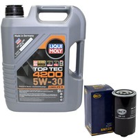 MotoröL Set 5W-30 5 Liter + ÖLfilter Sm 122 FüR Vw Transporter Iv Bus Kasten 2.5