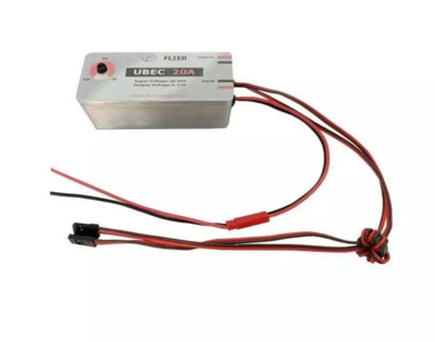 High Voltage BEC UBEC 5-16S LiPo w/ LED and selectable output volt: 7-15V