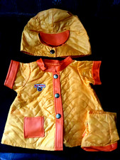 1985 Teddy Ruxpin Raincoat with Hat and Rainboots