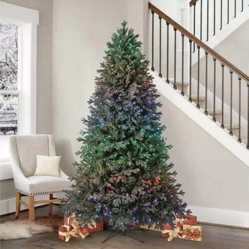 Evergreen LED Color Changing Mini Ceramic Tree