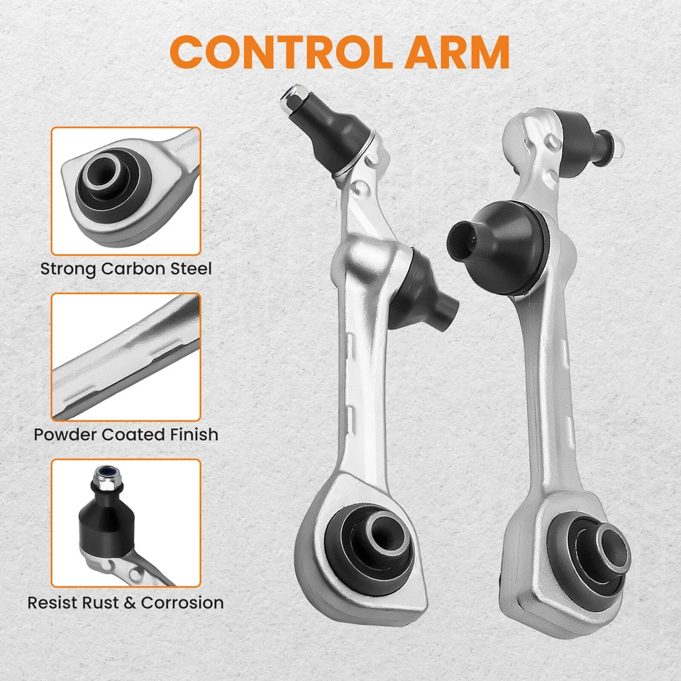 2Pcs Front Lower Rearward Control Arm for Mercedes-Benz S550 S600 S63 S65 AMG - Image 2 of 4