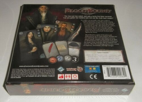 Blood Bound Board Game Social Deduction 6-12 players 2017 BRAND NEW & SEALED #A - Picture 2 of 2