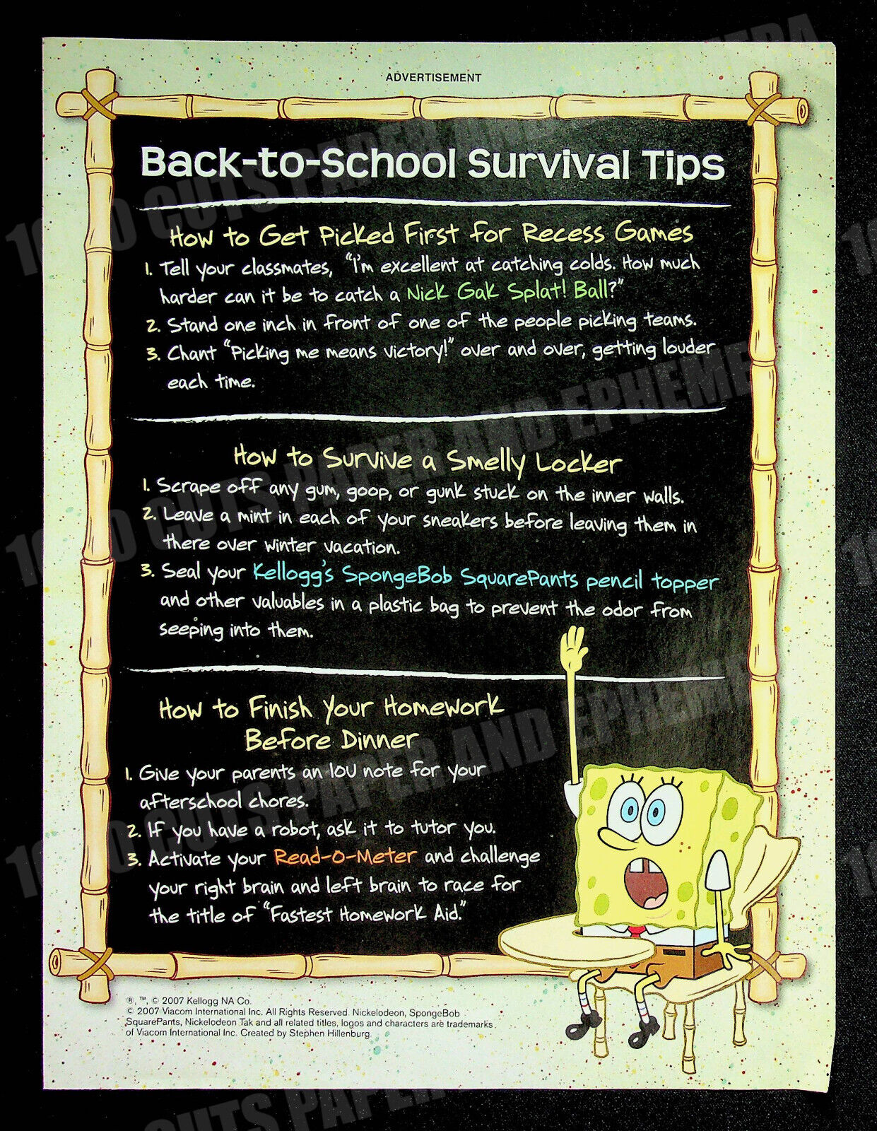 Going Back To School As Told By Spongebob Squarepants