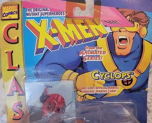 Lot of 2 Marvel Classics 1995 Action Figure Mutant Superheroes Gambit & Cyclops - Picture 8 of 11