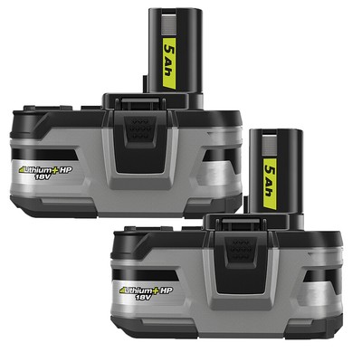 2PACK 5.0Ah Li-ion Battery For Ryobi 18V One Plus P108 P103 P105 P107 P109 P104